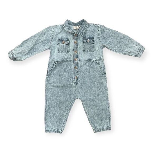 1+ In The Family Romper in Light Blue, NWOT - Picture 1 of 3